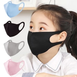 1 Pack Tvättbar mask Munskydd Skyddsmask (Barn) Grå Barn - Grå