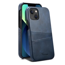 SUTNI iPhone 14 Case Kortholder - Blå