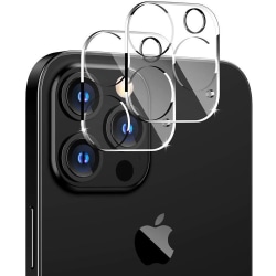 [2-Pack] Linsskydd I Härdat Glas iPhone 12 Pro - Clear