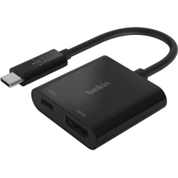 Belkin PD USB-C Till HDMI-Adapter 60W - Svart Svart