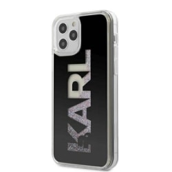 Karl Lagerfeld iPhone 12 Pro Max Skal Karl Glitter - Svart Svart