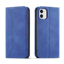 iPhone 12 Plånboksfodral Magnet Fancy - Blå
