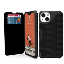 UAG iPhone 13 Metropolis plånboksfodral - Svart Svart