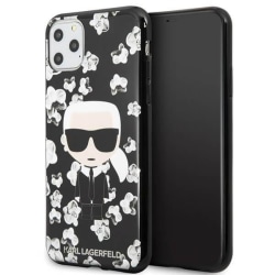 Karl Lagerfeld Skal iPhone 11 Pro Max Flower Ikonik Karl - Svart Svart