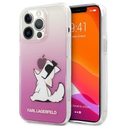 Karl Lagerfeld iPhone 14 Pro Skal Choupette Fun - Rosa