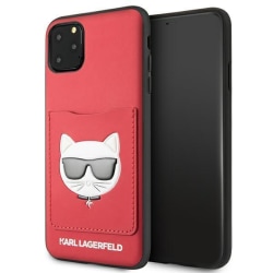 Karl Lagerfeld Choupette Head Korthållare Skal iPhone 11 Pro Max