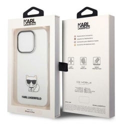 Karl Lagerfeld iPhone 14 Pro Max Skal Transparent Choupette Fun