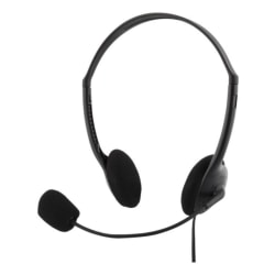 Deltaco Stereo Headset - Svart Svart