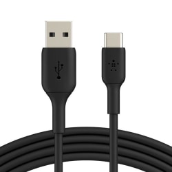 BELKIN Silikon USB-A Till USB-C Kabel 2M - Svart
