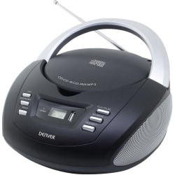 Denver CD Boombox med FM/USB Svart Svart