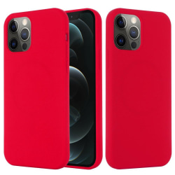 MagSafe nestemäinen silikonikotelo iPhone 13 Pro - punainen Red