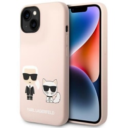 Karl Lagerfeld iPhone 14 Case Magsafe Silicone Karl & Choupette