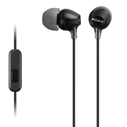 Sony Headset in-ear MDR-EX15AP - Svart Svart