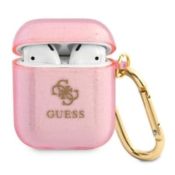 Guess Glitter Collection Skal AirPods - Rosa Rosa