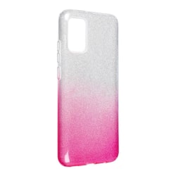Forcell SHINING kuori Samsung Galaxy A02S kirkas/vaaleanpunaiselle