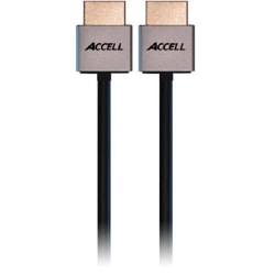 ACCELL ProULTRA Thin, HDMI-kabel, 1.4, ha-ha, 4K, 3D, 1m, svart Svart