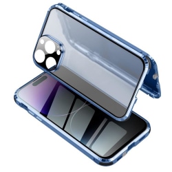 iPhone 14 Pro Max Skal Anti-Spy Metall Magnetic - Blå