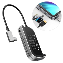Baseus HUB Adapter USB-C USB 3.0 / 4K HDMI / TF kortlæser Grå Grey