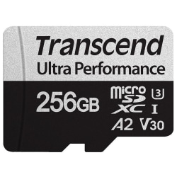 TRANSCEND MicroSDXC 340S 256GB U3 A2 V30 (R160/W125)