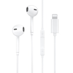 kompatibel hörlurar för iPhone X/11/12/13/14 Plug & Play Vit