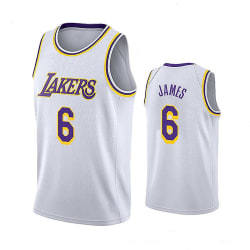 Ny säsong Los Angeles Lakers Lebron James No6 baskettröja S