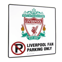 Liverpool skylt No Parking Crest