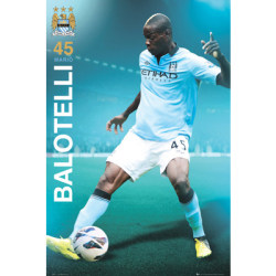 Manchester City Affisch Balotelli 84