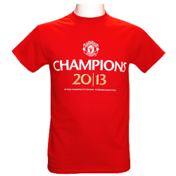 Manchester United T-shirt Champions 2013 Röd XXL