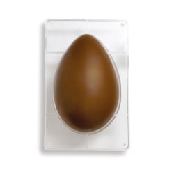 Choklad Pralinform Stort Ägg 3D 350g - Decora Transparent