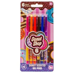 Donut Shop 6 Scented Gel Pens- Gelé Pennor 6st multifärg