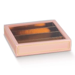 Choklad/Pralin box- Elegance Pink Rosa