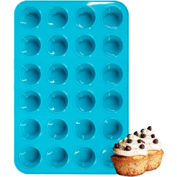 Muffinsform 24st Minimuffins Muffinsplåt Silikonform Bakform multifärg
