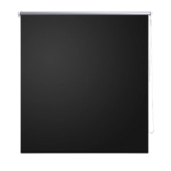 vidaXL Rullgardin svart 120 x 175 cm mörkläggande Svart