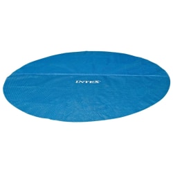 INTEX Poolöverdrag solenergi blå 290 cm polyeten Blå
