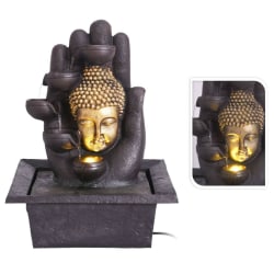 ProGarden Fontän Buddha 30x24x40 cm Guld
