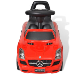 vidaXL Röd Mercedes Benz trampbil Röd