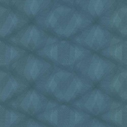 couleurs & matières Tapet Diamond Lines blå Blå