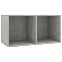 vidaXL Vinylhylla betonggrå 71x34x36 cm konstruerat trä grå
