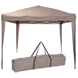 ProGarden Partytält Easy-Up 300x300x245 cm taupe Taupe