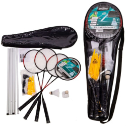 SportX Badmintonset med nät multifärg