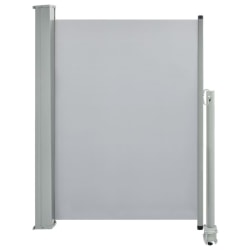 vidaXL Infällbar sidomarkis 100 x 300 cm grå grå