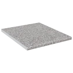 vidaXL Bänkskiva grå med granitmönster 50x60x2,8 cm spånskiva grå