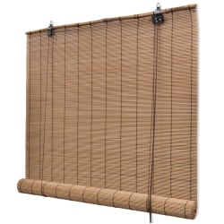 vidaXL Rullgardin bambu 150x160 cm brun Brun