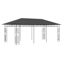 vidaXL Paviljong med myggnät 6x3x2,73 m antracit Antracit
