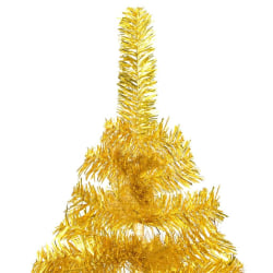 vidaXL Plastgran med fot guld 210 cm PET Guld