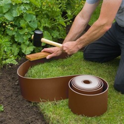 Nature Rabattkant 0,15x10 m terrakotta Taupe