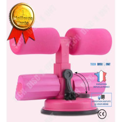 TD® Män och kvinnor hemmaträning smal mage sit-ups hjälp yoga fitness fast fot buken sugkopp curler rosa persika