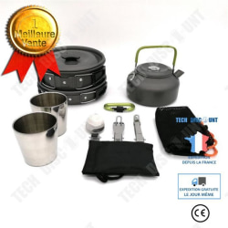 TD® Set för utomhusbruk Lättviktskokkärl Kompakta kastrullskålar för camping