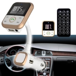 Sopear® Car Bluetooth 4.0 MP3 FM-sändare för iphone Samsung HTC LG trådlös högtalare