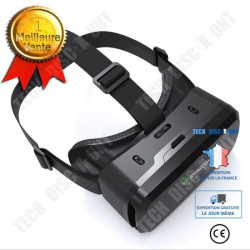 TD® VR Glasses Black G04A Smart Virtual Reality Headset för 3D Reality Games Smart Handle Headset